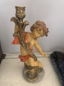 Vintage Italian Made Candle Holder