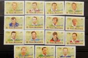 Ireland 1999 GAA Millenium Football Team Stamp Set.MNH.