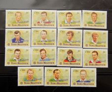 Ireland 1999 GAA Millenium Football Team Stamp Set.MNH.