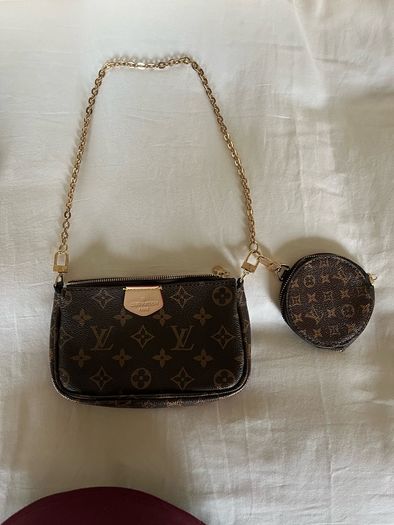 Designer inspired Bag. Three in one. Can be used independently or all together.