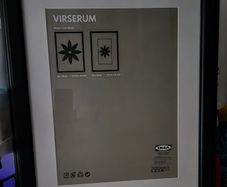 Ikea Viserum frame black