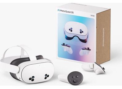 New Open Box Meta Quest 3S 256GB Virtual Reality Headset Controllers