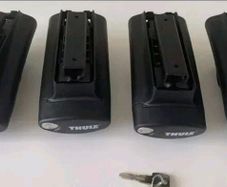 Thule Foot Pack 775 for Squarebars/ Wingbar Aerobars, Vehicles with Raised Rails