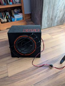 Edge powered subwoofer
