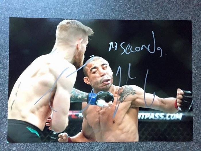 Conor McGregor signed 12x8' photo