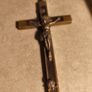 German Crucifix Skull Crossbones Metal Golgotha Crucifix vintage Image 4