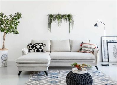 3 Seater L Shaped Sofa-Bed & storage