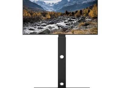 TV Floor Stand for 30-70 Inch LED LCD OLED Flat Curved TVs, Height Adjustable Tall Swivel Standing TV Stand, Universal Freestanding Floor Standing TV Stand Base up to 40kg, Max VESA 600x400mm