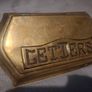 Lovely reclaimed Antique Brass Letterbox Image 2