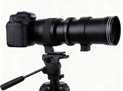 420-800mm F/ 8.3 Manual Telephoto Zoom Lens For Canon Eos Rebel Sl2 Sl1 T3 T3i T4i T5 T5i T6 T6i T6s T7 T7i 4000d 6d 7d 60d 70d 77d 80d 5d Ii/iii/iv 550d 650d