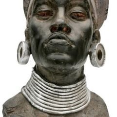 African Man (53cm) - Cast Stone