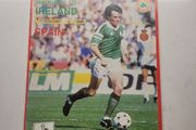 Ireland v Spain programme 1989 programme