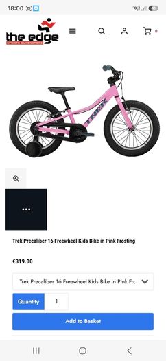 Trek Precaliber 12 Freewheel Kids Bike