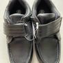 Boys black school shoes size UK2 brand New Image 2