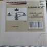 Brand new chrome 4 light ceiling lamp +bulbs RRP 105 euro Image 2