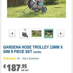 Gardenia 50 meter hose cart