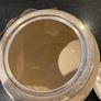 Bramley vintage ribbed biscuit barrel with  silver plated lid . Image 7