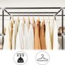 _Canvas Folding Camping Wardrobe Extra Large 175 x 150 x 45 cm Gray Image 3