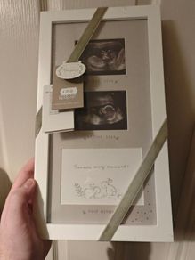 Unopened Mama's and Papa's baby scan frame