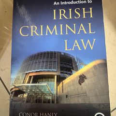 Introduction to Irish Criminal Law second edition