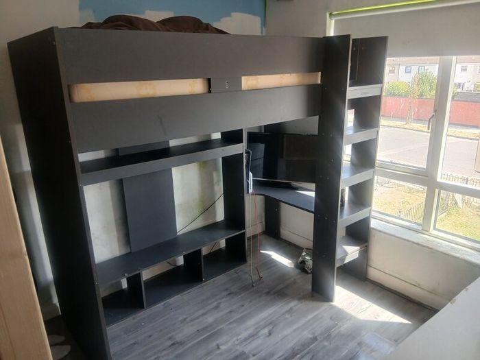high sleeper gaming bed