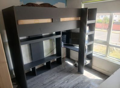 high sleeper gaming bed