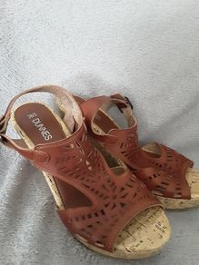 Sandels/Wedge Heeled Sandals Leather,  .. Size: 5 UK .. 38 EU