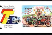 1996 Isle of Man Tourist Trophy (TT) Motorcycle Races, Irish Winners Stamp Miniature Sheet Presentation Pack