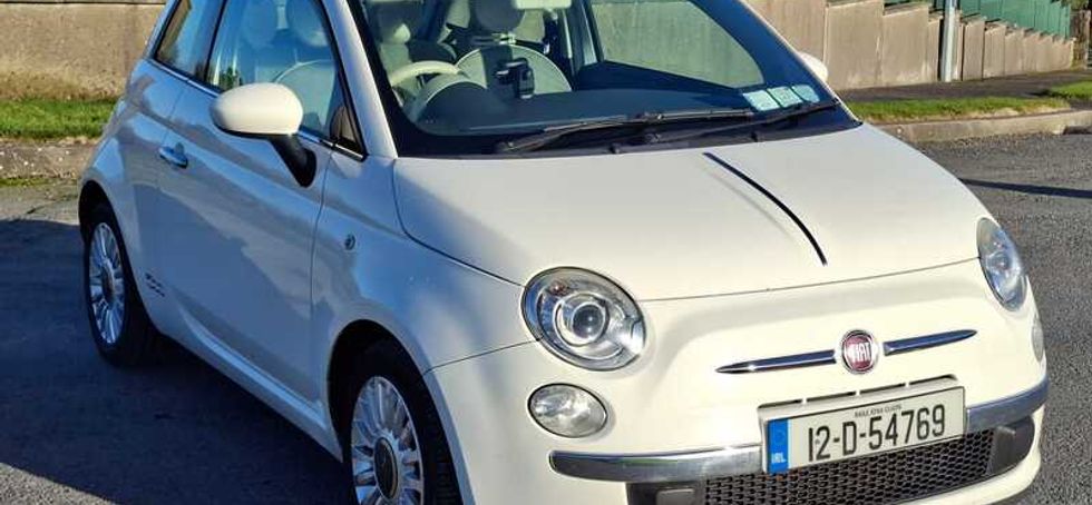 2012 Fiat 500 1.2 Lounge Ivory White