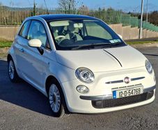 2012 Fiat 500 1.2 Lounge Ivory White