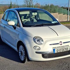 2012 Fiat 500 1.2 Lounge Ivory White