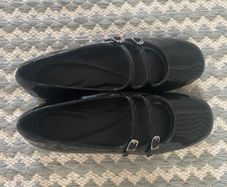 Patent Clarkes Ladies Shoes