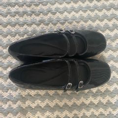 Patent Clarkes Ladies Shoes