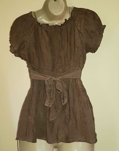 Khaki Coloured Top from Mine size Small (8-10)