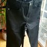 Fabulous Mango Leather Look Girls Trousers Age 11 to 12 Yrs Image 2