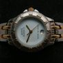 Anne Klein II Ladies Two -Tone Quartz Watch - 165 ft Water Resistant - Silver Dial - Roman Numerals - Date Window Image 2