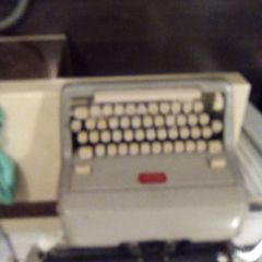 vintage typewriter