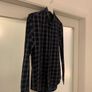 Zara Mens Navy Check/Tartan Shirt Image 10