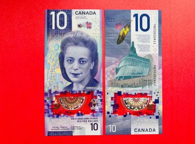 Canada  10. Dollars  2018. Pick  113a. POLYMER / Plastic  ( Uncirculated )