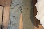 Zara khaki green cargo pants size 34 (would fit uk 8)