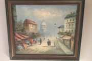 Art - Oil on Canvas- ( Parisian Scene) ( Reduced)