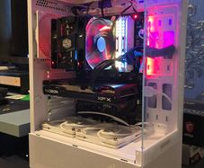 White Ryzen Gaming PC