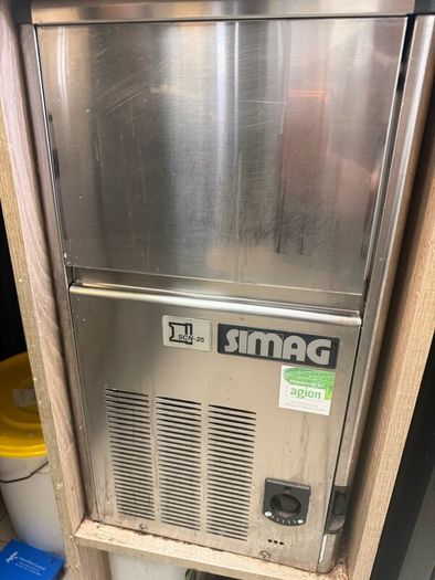 Commercial Simag Ice Machine & JVC TV