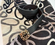 Loewe matching belt and scarf
