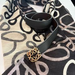 Loewe matching belt and scarf
