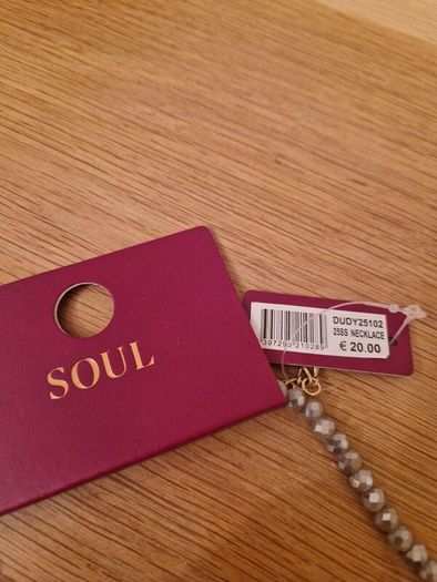 Soul Jewellery Beaded Necklace BNWT