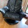 Large Leather swivel  chair Image 2
