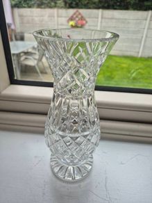 Cavan Crystal vase