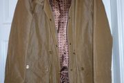 Per Una Jacket Trench Coat Soft Warm Moss Olive Green 12 Medium. Mint Condition