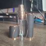 Infurture Brand New Luxury Refillable Perfume Atomizer  Gift Boxed Black Leather & Rose Gold Image 4
